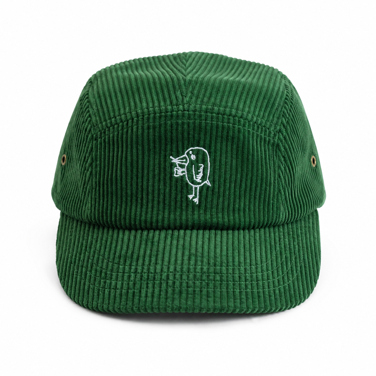 BIRD Corduroy Five Panel Cap - Green